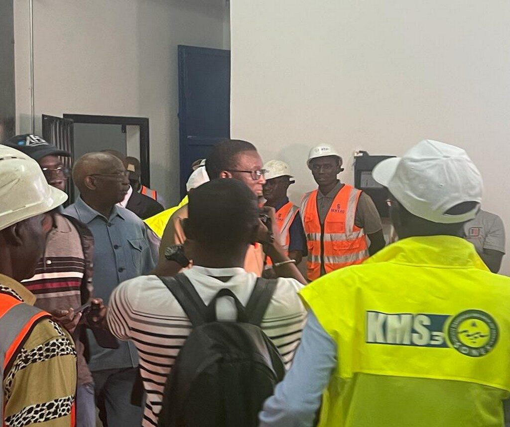 Visite officielle de la station Mékhé II